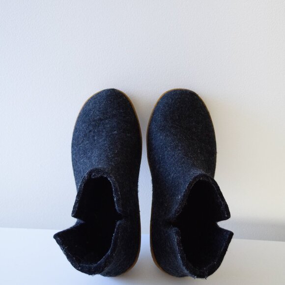 Glerups charcoal wool boot slipper - Picture 4 of 7